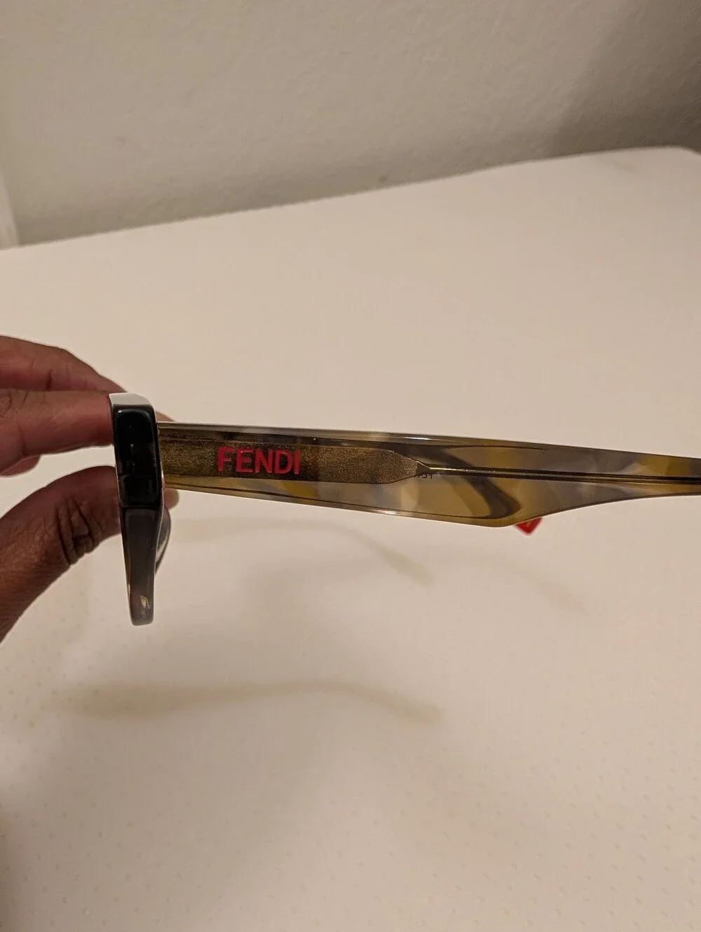 Fendi Brown Tortoiseshell Cat-Eye Sunglasses
